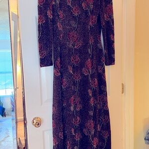 CLASSY!!! Julian Wilder Fitted Trumpet Evening Dress